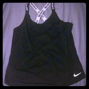 Nike Dri Fit Elastika Cross Back Tank Large